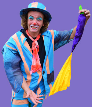 Spectacle clown-magicien Zac A Patate, aniversaire, animation, enfants, Genève, Lausanne, Pays de Gex, Annecy